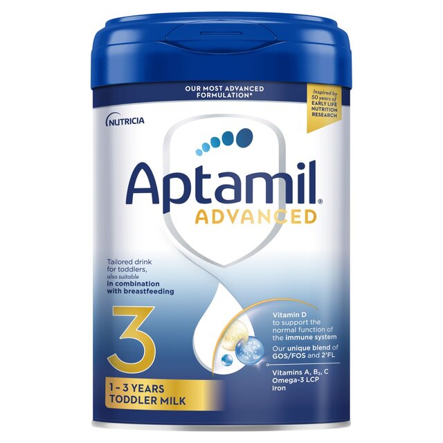 Aptamil Advanced 3 Toddler Milk Formula Powder 1-3 Years thumbnail 2