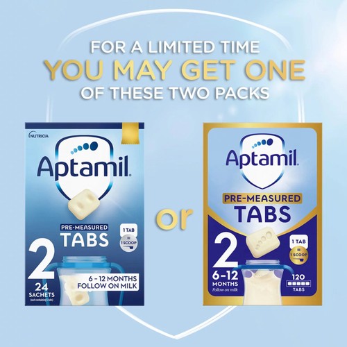 Aptamil 2 Follow On Baby Milk Formula Tabs 6-12 Months  thumbnail 3