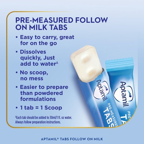 Aptamil 2 Follow On Baby Milk Formula Tabs 6-12 Months  thumbnail 4