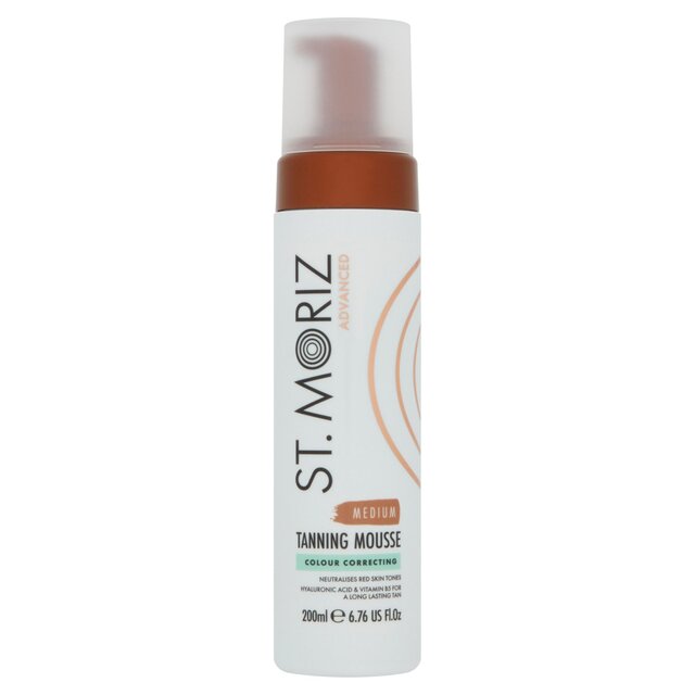 St Moriz Advanced Colour Correcting Tanning Mousse Medium - Image 1