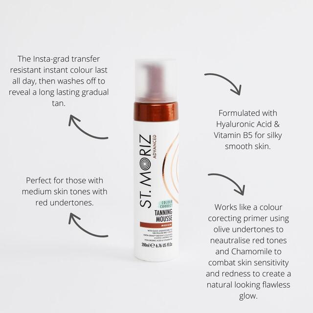 St Moriz Advanced Colour Correcting Tanning Mousse Medium thumbnail 2