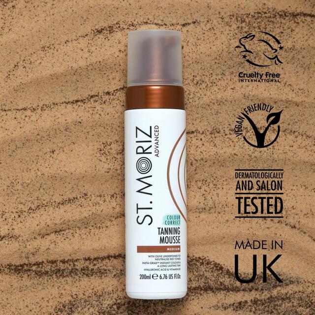 St Moriz Advanced Colour Correcting Tanning Mousse Medium thumbnail 3
