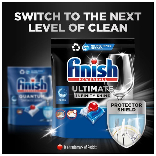 Finish Quantum Infinity Shine Dishwasher Tablets Original thumbnail 2