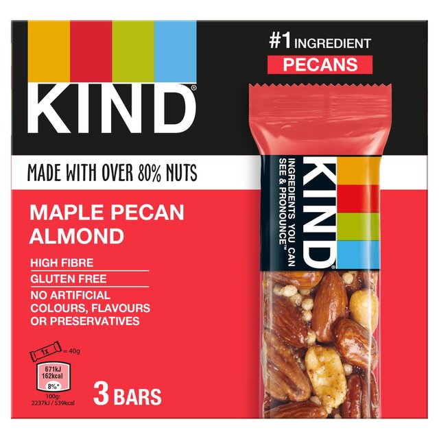 KIND Maple Pecan Almond Snack Bars Multipack thumbnail 4