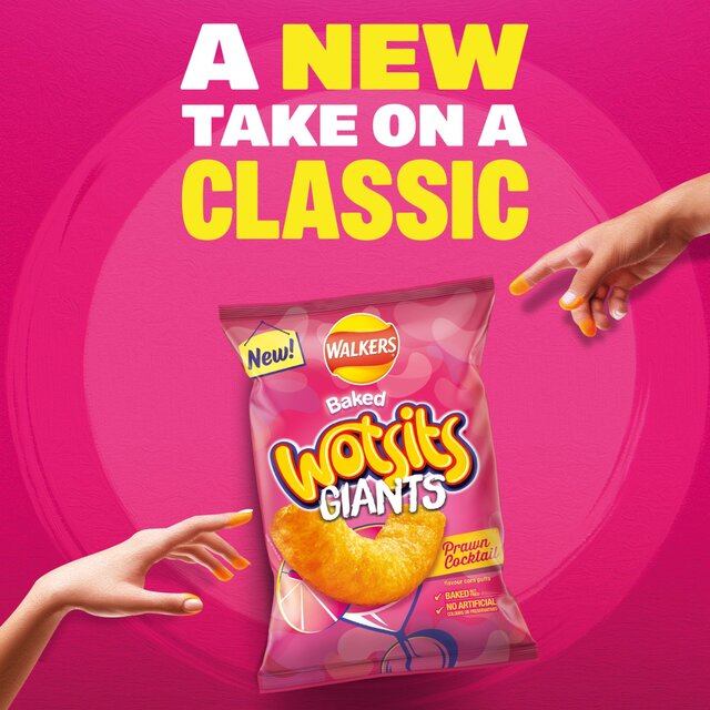 Walkers Wotsits Giants Prawn Cocktail Sharing Bag Snacks thumbnail 6
