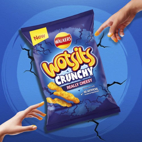 Walkers Wotsits Crunchy Really Cheesy Snacks Crisps 140g thumbnail 7