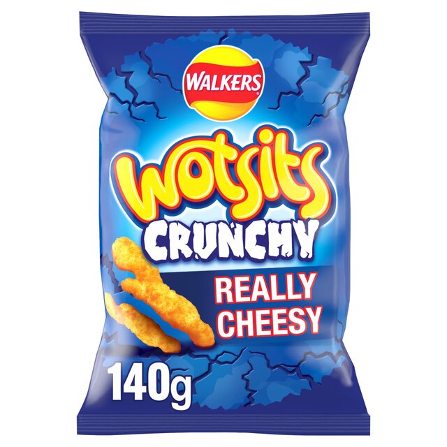 Walkers Wotsits Crunchy Really Cheesy Sharing Bag Snacks