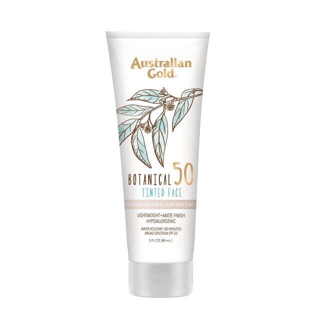 Australian Gold Botanical SPF 50 Tinted Face Sun Lotion Fair To Light thumbnail 2