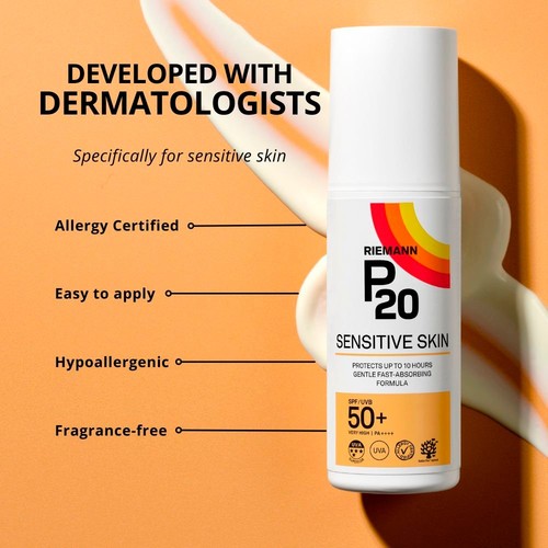 P20 Sensitive SPF 50+ Sun Cream thumbnail 8