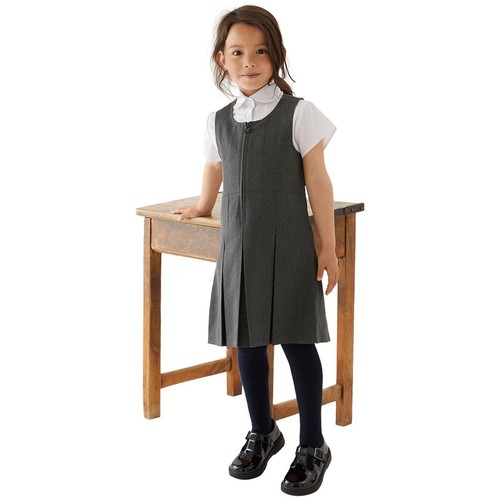 M&S Pleated Pinafore 10-11Y thumbnail 3