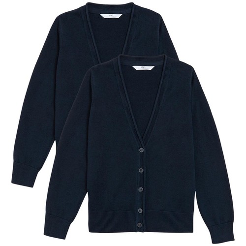 M&S 2PK COTTON CARDIGAN WITH STAYNEW 6-7 Y thumbnail 2