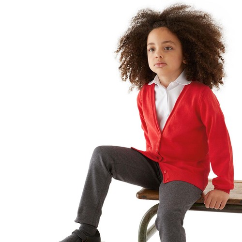 M&S Cotton Cardigan, 2 Pack, 3-4 Years, Red thumbnail 2