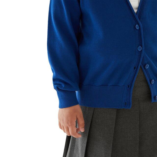 M&S Cotton Cardigan, 2 Pack, 11-12 Years, Blue thumbnail 2