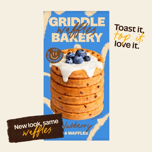 Griddle Bakery Blueberry Wholegrain Toaster Waffles thumbnail 2
