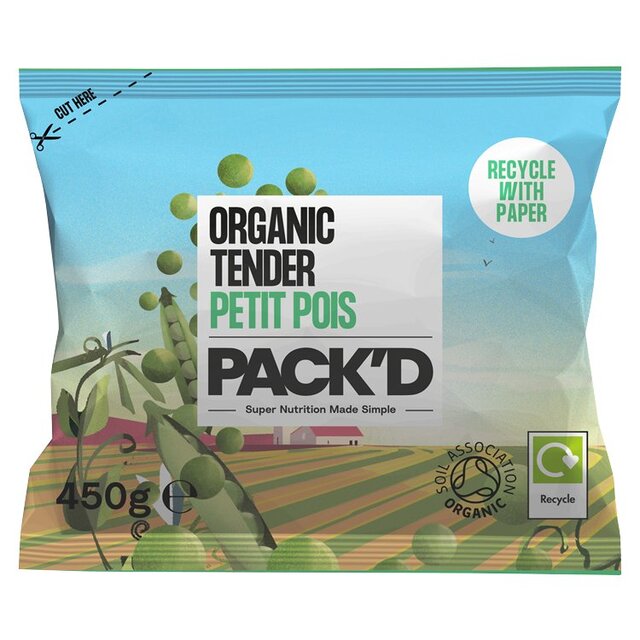 PACK'D Organic Tender Petit Pois