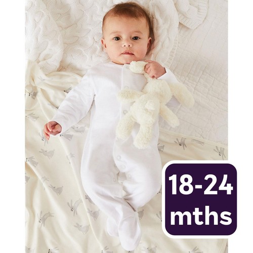 M&S 5P Sleepsuits 18-24M