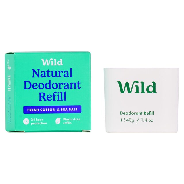 Wild Fresh Cotton & Sea Salt Deo Refill thumbnail 2