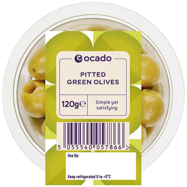 Ocado Pitted Green Olives thumbnail 2