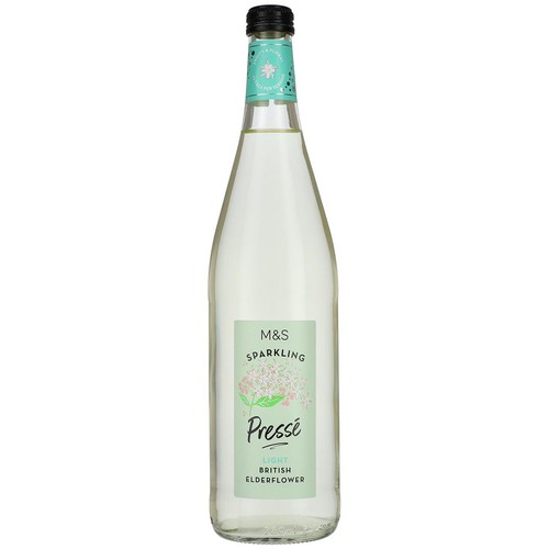 M&S Sparkling Light British Elderflower Presse