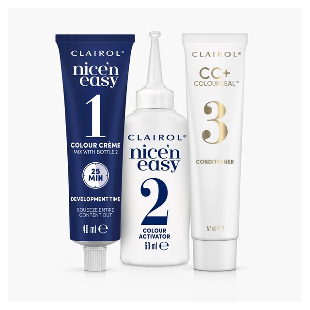 Clairol Nice'n Easy Creme Permanent Hair Dye 8S Soft Silver thumbnail 2