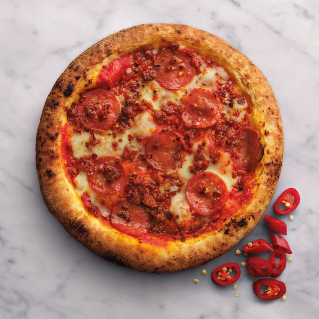 Crosta Mollica Stromboli Pizzetta 2 Mini Pizzas Pepperoni & Spicy Salami thumbnail 2