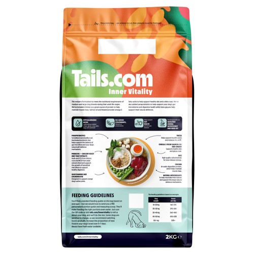 Tails.com Inner Vitality Medium & Large Adult Dog Dry Food Chicken thumbnail 2