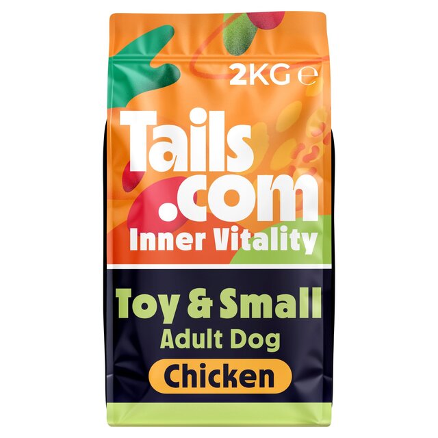 Tails.com Inner Vitality Toy & Small Adult Dog Dry Food Chicken