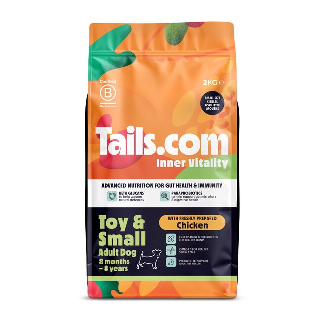 Tails.com Inner Vitality Toy & Small Adult Dog Dry Food Chicken thumbnail 2