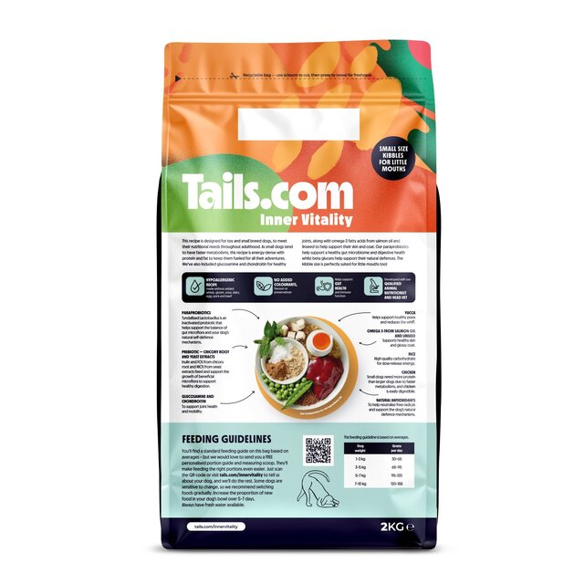 Tails.com Inner Vitality Toy & Small Adult Dog Dry Food Chicken thumbnail 3