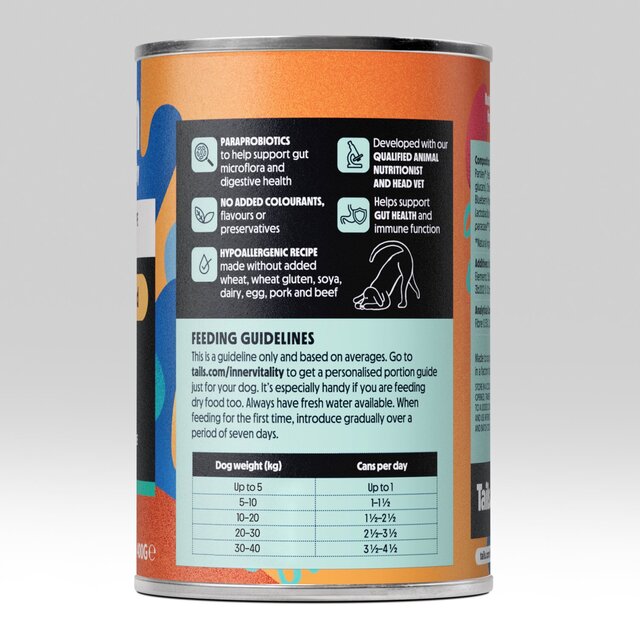 Tails.com Inner Vitality Sensitive Grain Free Dog Wet Food Chicken & Cod thumbnail 3