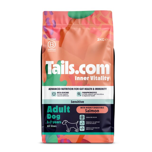 Tails.com Inner Vitality Sensitive Grain Free Adult Dog Dry Food Salmon thumbnail 2