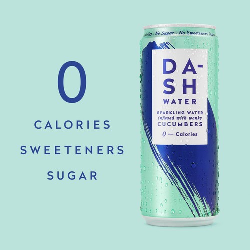 DASH Cucumber & Mint Infused Sparkling Water thumbnail 3