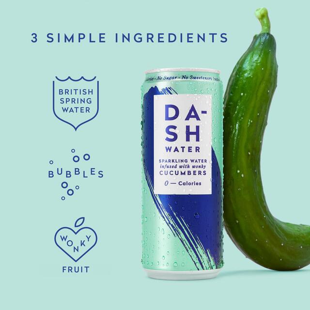 DASH Cucumber & Mint Infused Sparkling Water thumbnail 2