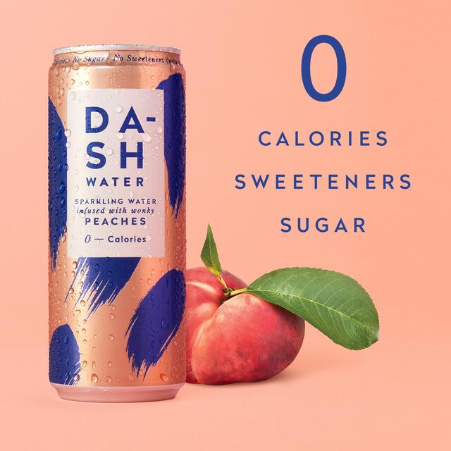 DASH Peach Infused Sparkling Water thumbnail 3