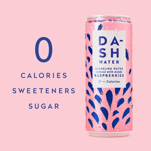 DASH Raspberry Infused Sparkling Water thumbnail 3