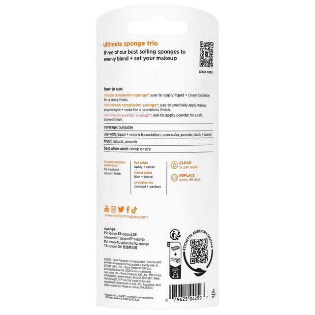 Real Techniques Ultimate Sponge Trio thumbnail 3
