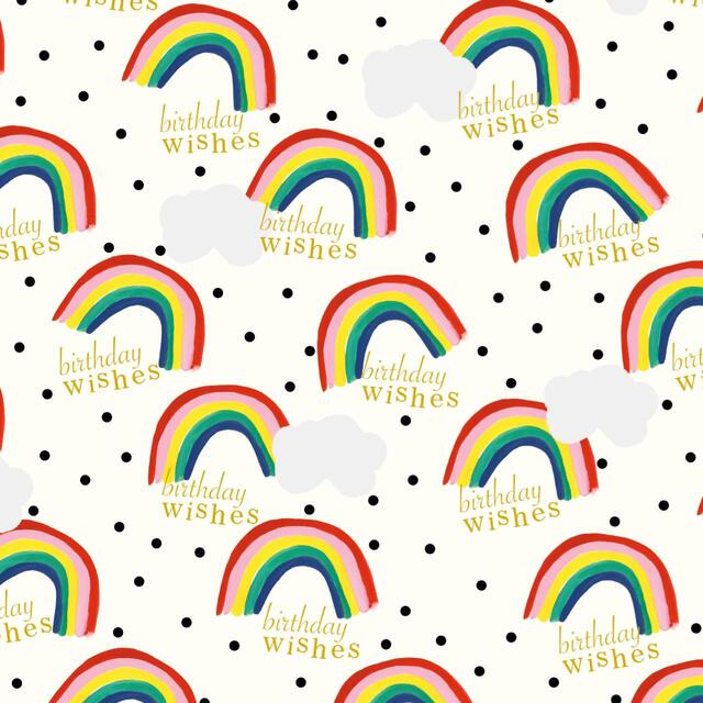 Caroline Gardner Rainbow Gift Wrap Sheets & Tags thumbnail 2