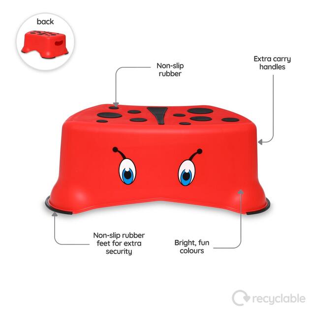 My Carry Potty My Little Step Stool Ladybird thumbnail 2