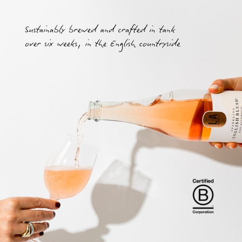 LA Brewery Sparkling English Blush Kombucha thumbnail 2
