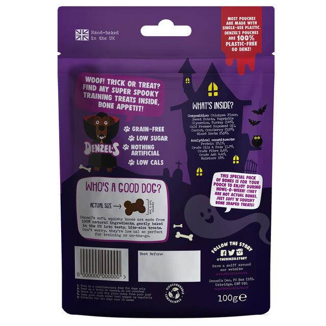 Denzel's Halloween Spooktacular Bones Soft 'n' Squishy Low Cal Dog Treats thumbnail 3