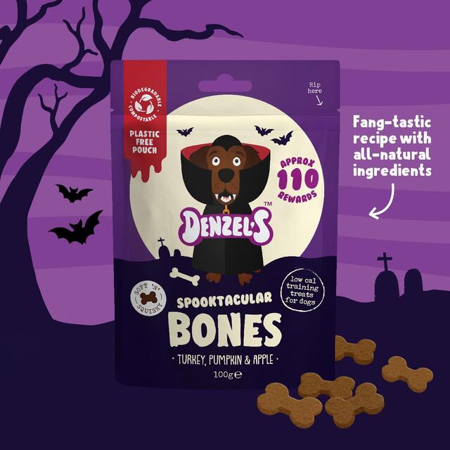 Denzel's Halloween Spooktacular Bones Soft 'n' Squishy Low Cal Dog Treats thumbnail 4