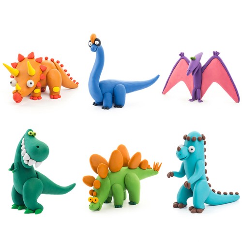 Hey Clay Dino Set thumbnail 3