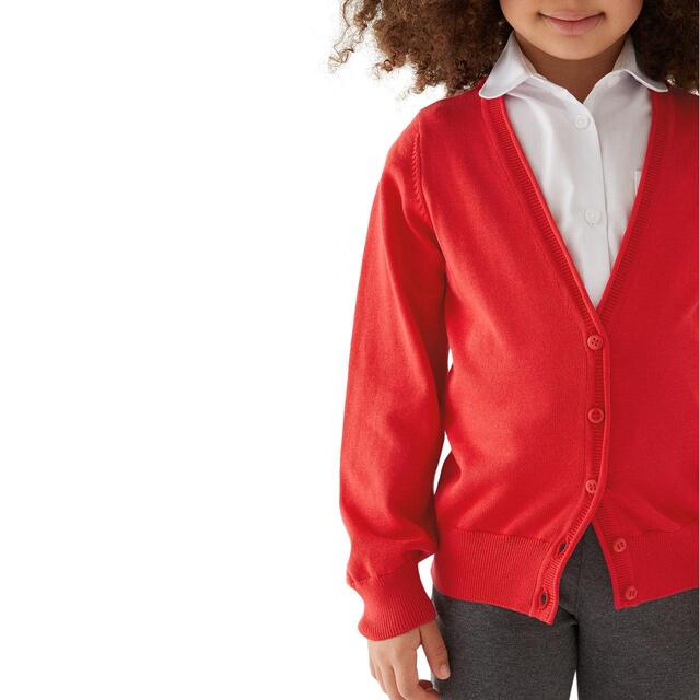 M&S Cotton Cardigan, 2 Pack, 3-14 Years, Red