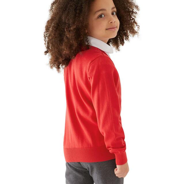 M&S Cotton Cardigan, 2 Pack, 3-14 Years, Red thumbnail 3