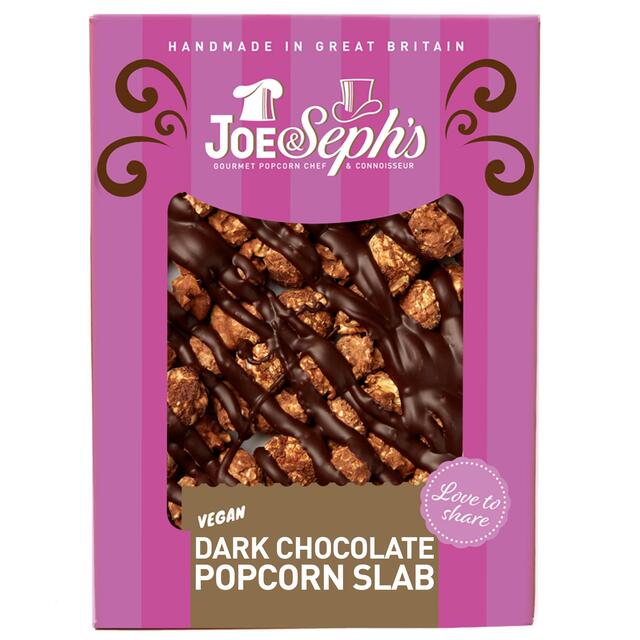 Joe & Seph's Vegan Dark Chocolate Popcorn Slab