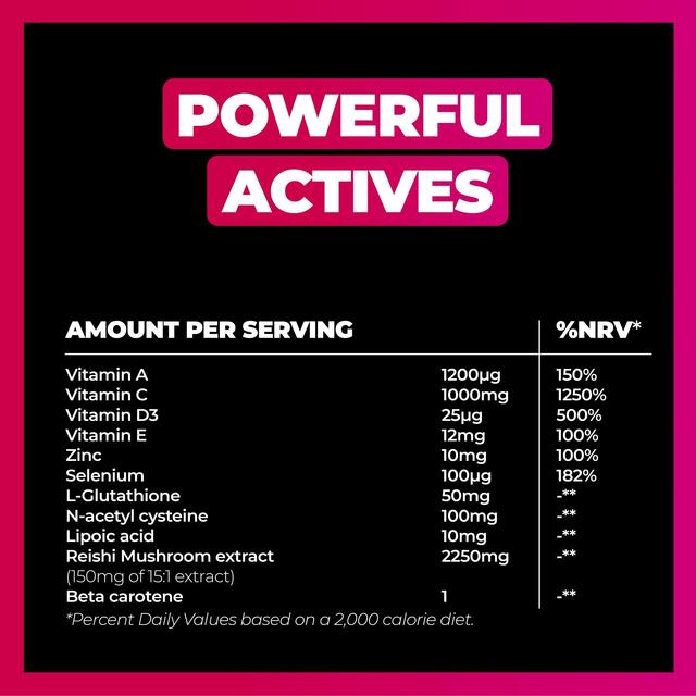 Tonic Health Daily Immunity Raspberry Effervescent tablets thumbnail 3