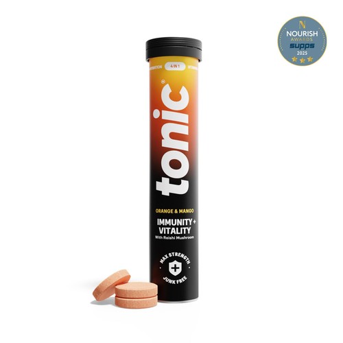 Tonic Health Daily Immunity & Vitality Orange & Mango Effervescent tablets thumbnail 2