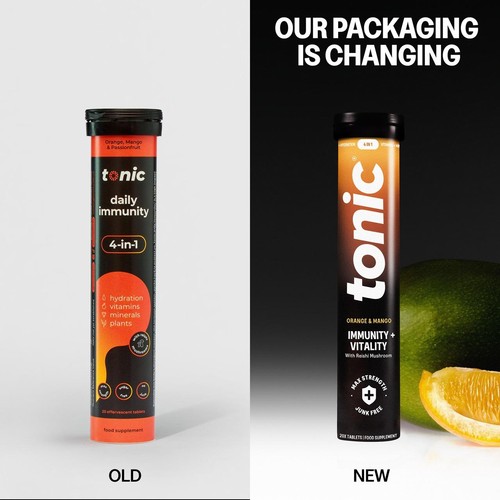 Tonic Health Daily Immunity & Vitality Orange & Mango Effervescent tablets thumbnail 5