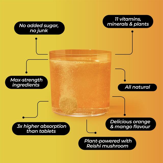 Tonic Health Daily Immunity Orange Effervescent tablets thumbnail 3