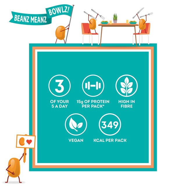 Heinz Smoky Chilli Beans Bowl Frozen Ready Meal thumbnail 3